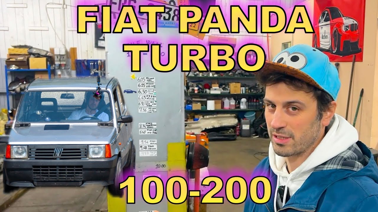 Quanto è veloce il Pandoro? Test 100-200 Fiat Panda TURBO 🚀
