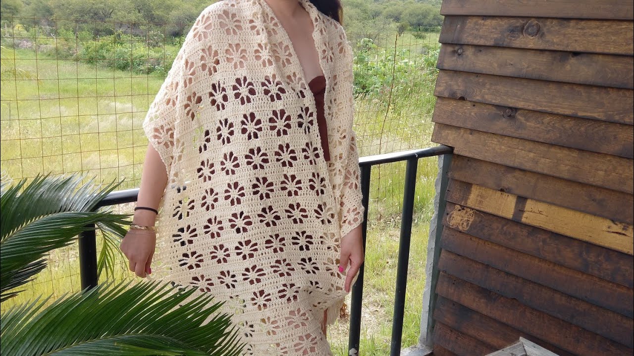Chal encanto a crochet🌼🌻🌼🌻