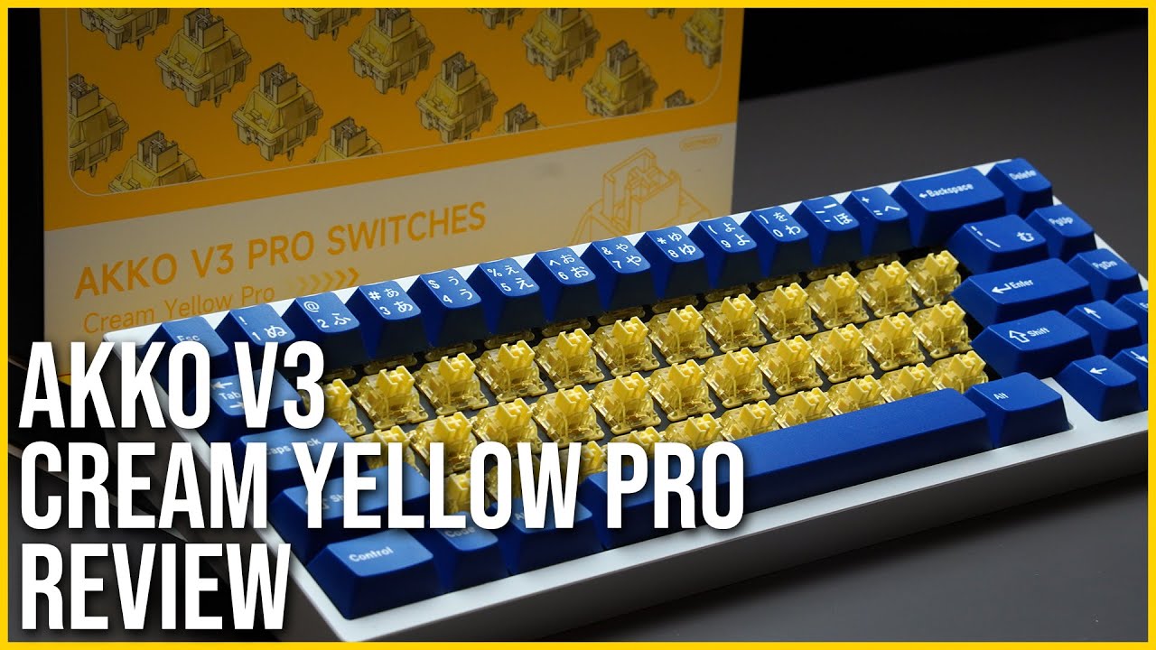 Обзор Akko V3 Cream Yellow Pro | Лучший бюджетный коммутатор теперь ещё лучше