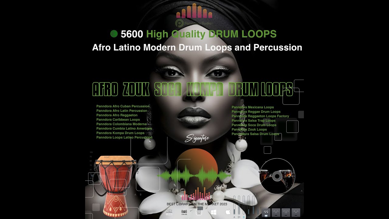 Afro Latino Kompa Zouk Modern Drum Loops