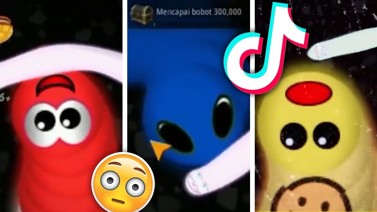 Kumpulan TikTok Cacing WormsZone.io Viral Video Terbaru (Worms Zone io Zona Cacing Tiktok) #6 🐍🍒