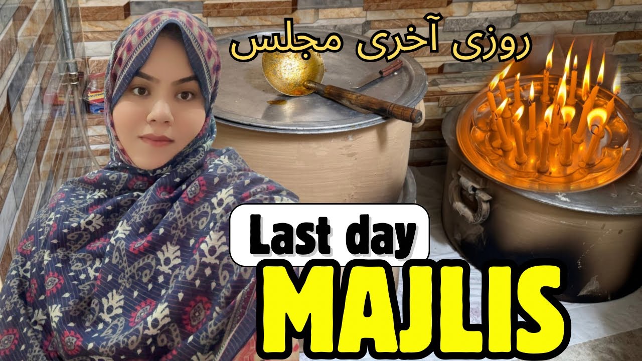 LAST DAY OF MAJLIS || MOM’S PLACE || روزی آخری مجلس || DAILY VLOG✌️