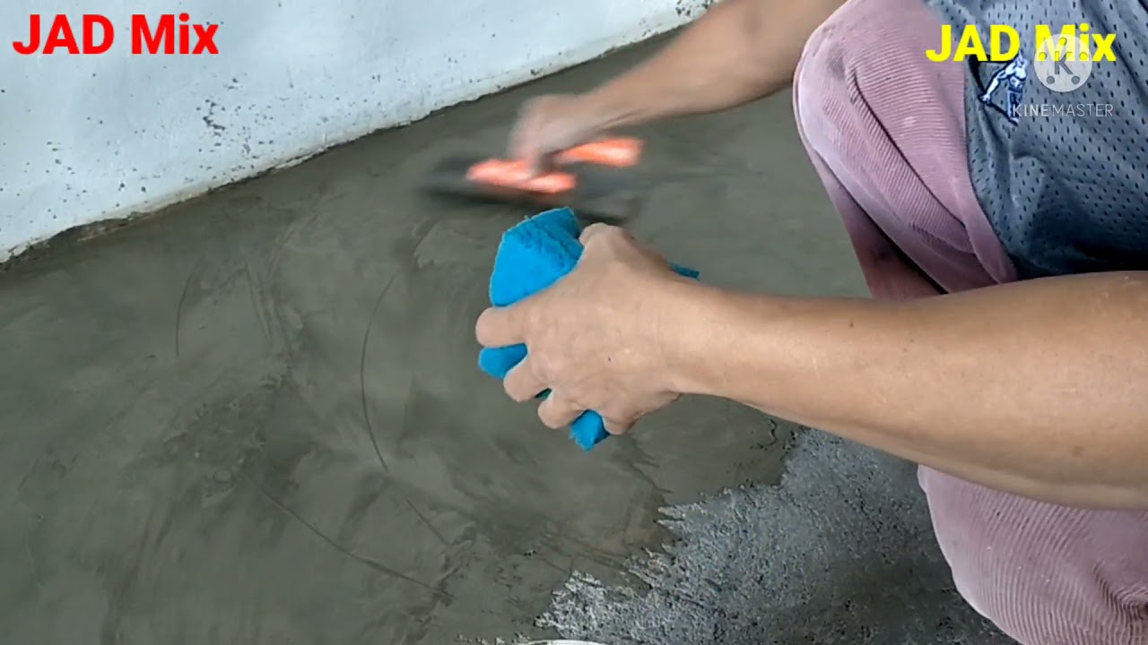 Dry Floor Smooth Finished, How? - JAD Mix