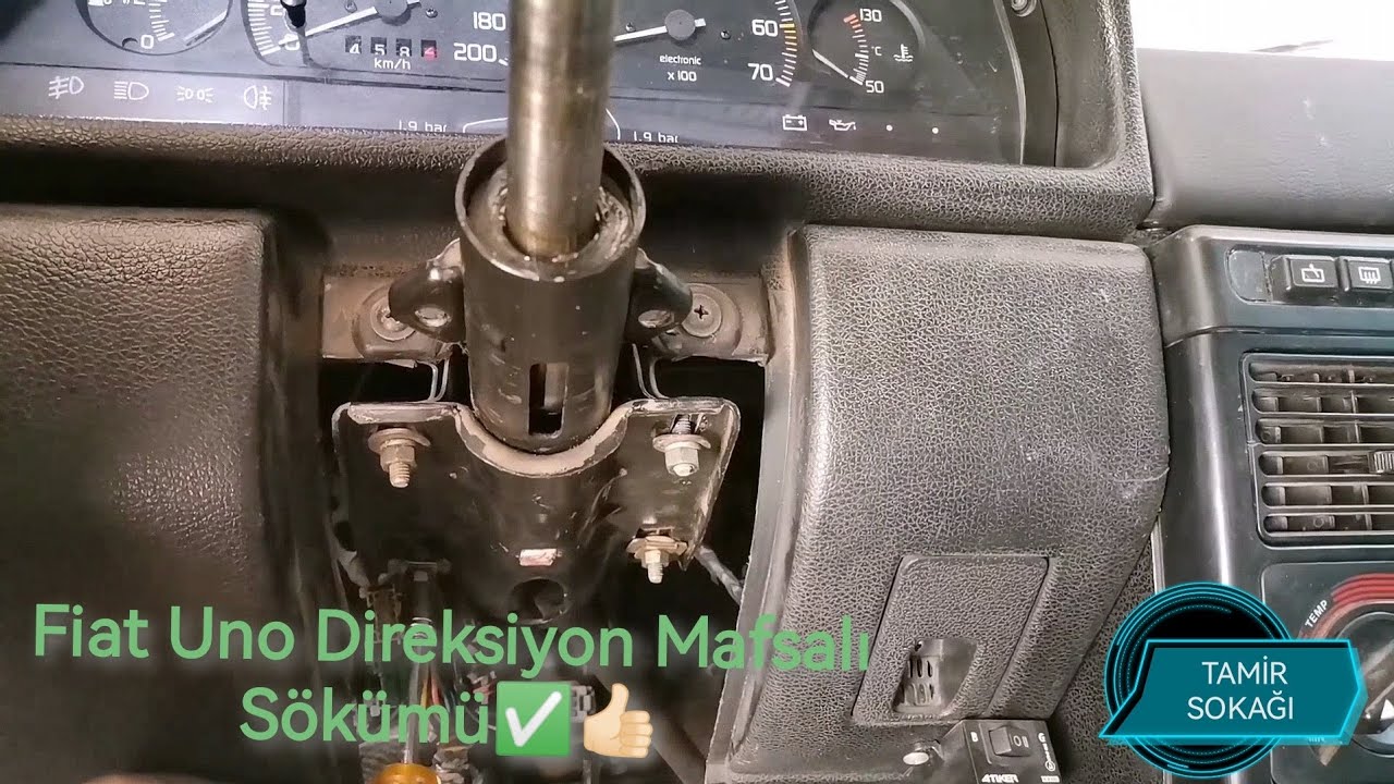 Fiat uno direksiyon mafsal sesi, sökümü ve bilya bakımı.