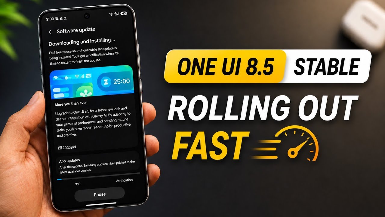 Стабильное обновление One UI 8.5: полный список устройств Samsung, получивших его на данный момент
