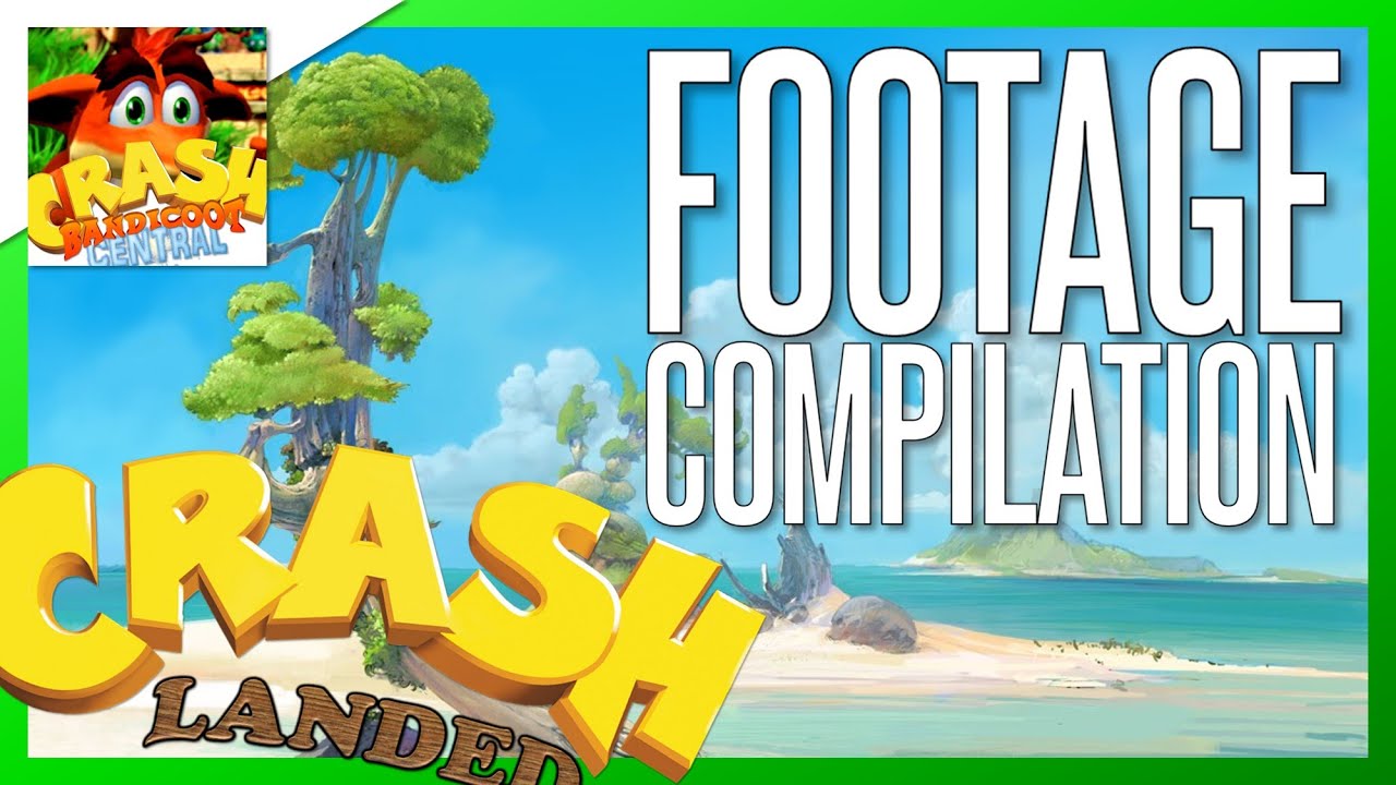 Crash Landed Footage Compilation - Cancelled Crash Bandicoot Game