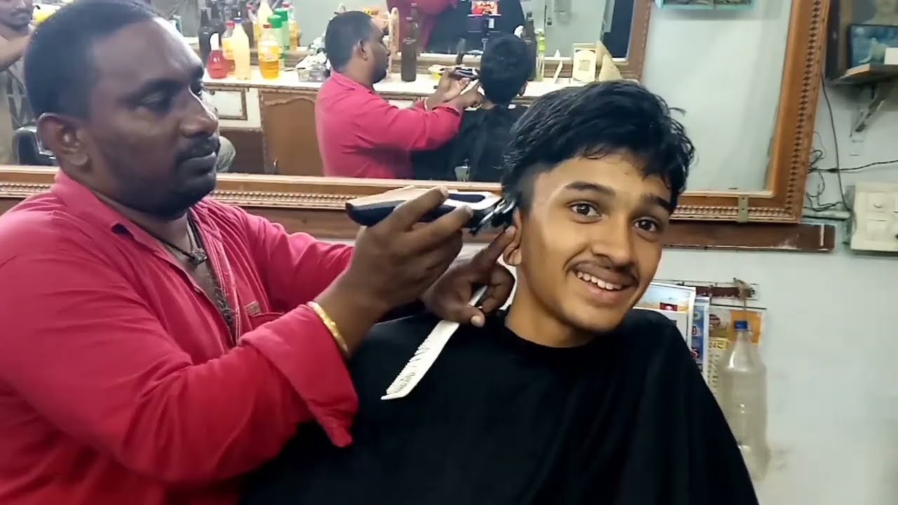 college student deppa special haircut for boy's||summer special hairstyle for man's #summer #barber