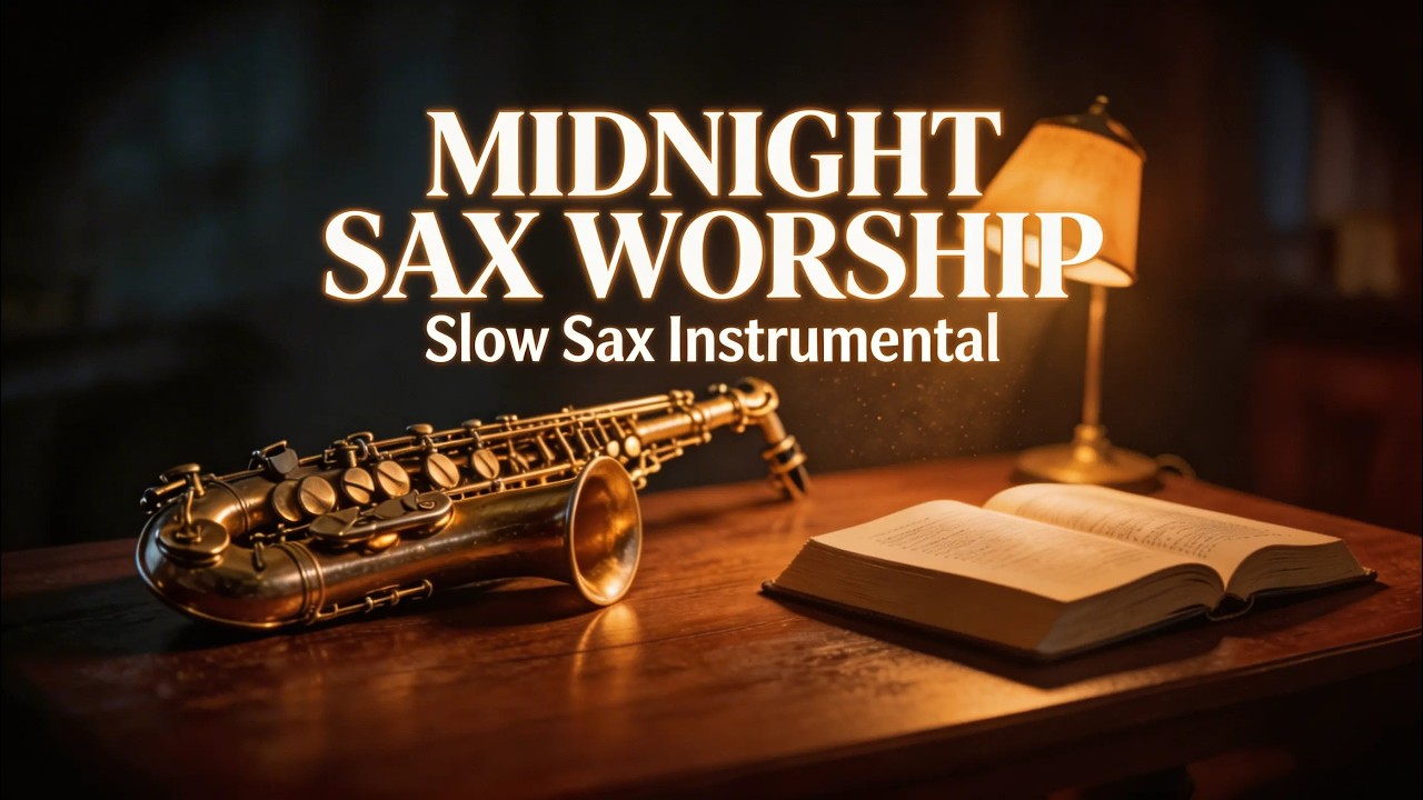 Midnight Sax Worship 🌙 | Slow Gospel Instrumental for Deep Night Prayer