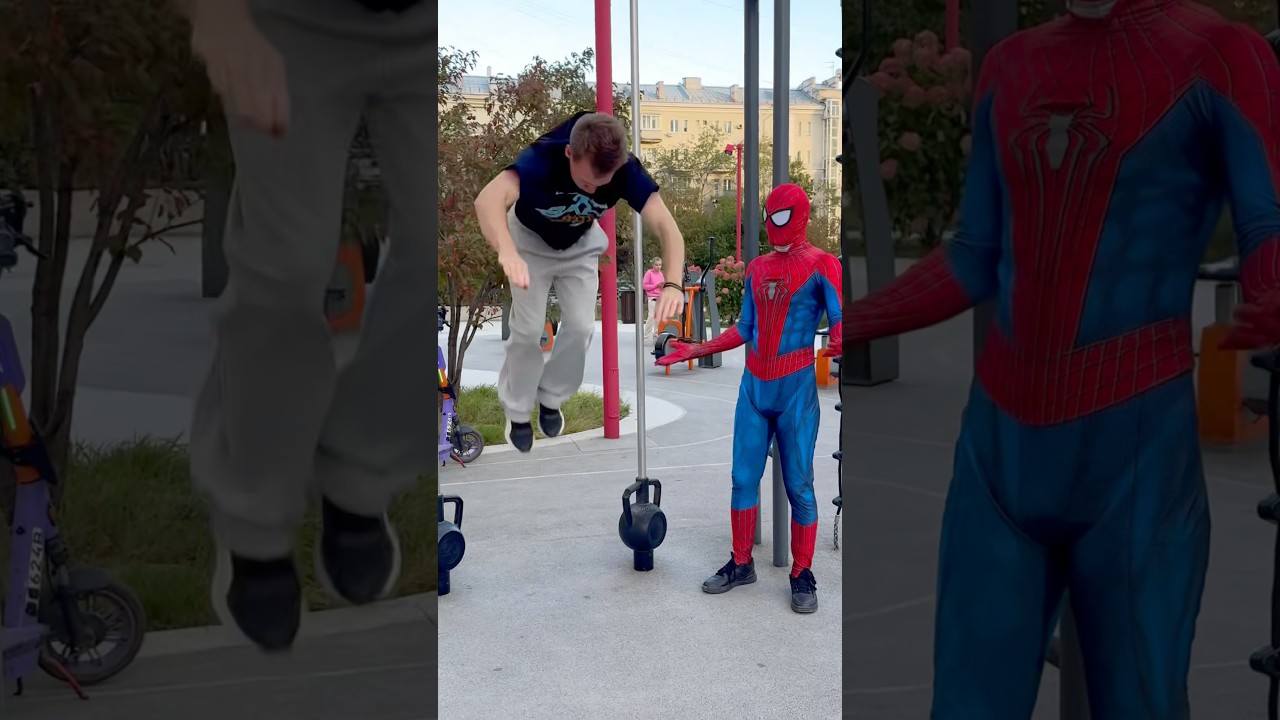 Acrobat vs Spider-Man😳 #spiderman