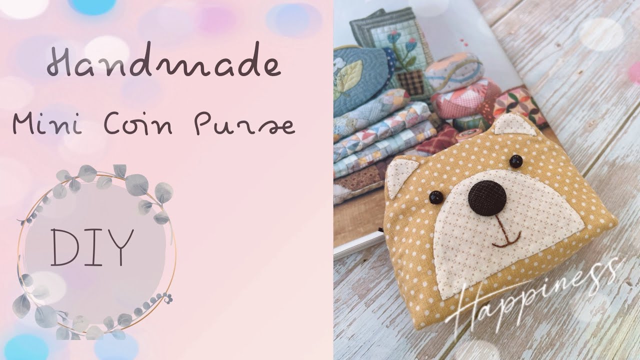 DIY Coin Purse  : How to วิธีทำกระเป๋าใส่เหรียญ | Free Pattern .