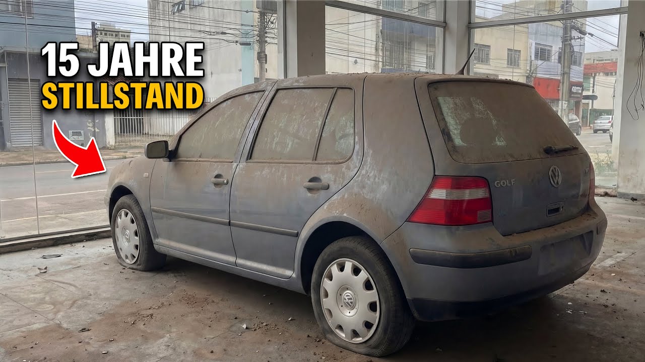 Das AUTOHAUS ging INSOLVENT und dieser GOLF stand 15 JAHRE VERLASSEN... Ich habe ihn GEKAUFT!