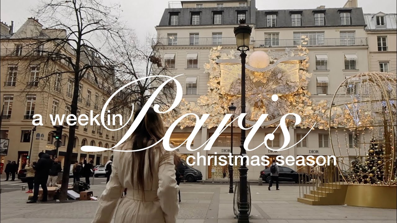paris vlog | christmas markets, afternoon tea, hidden gems, vintage shopping
