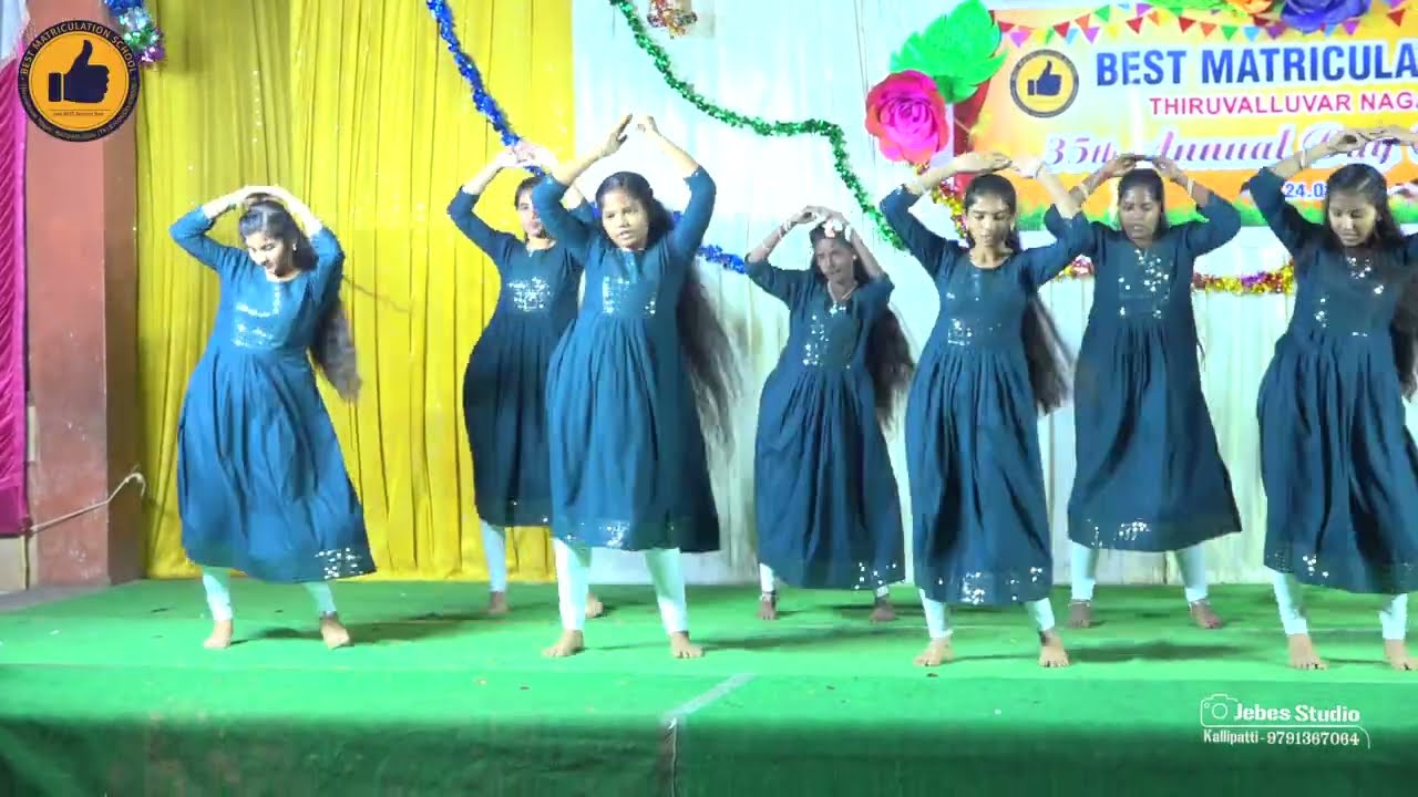 BEST SCHOOL 2025-26 ANNUAL DAY - 10TH GIRLS (MIXED SONG)