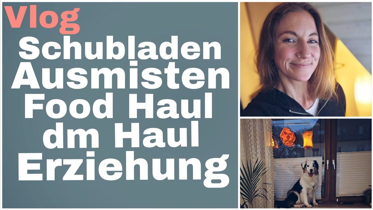 XXL Vlog l Schubladen ausmisten l Foodhaul l dm Haul l  l Josiewiba l Gehirnkonfetti