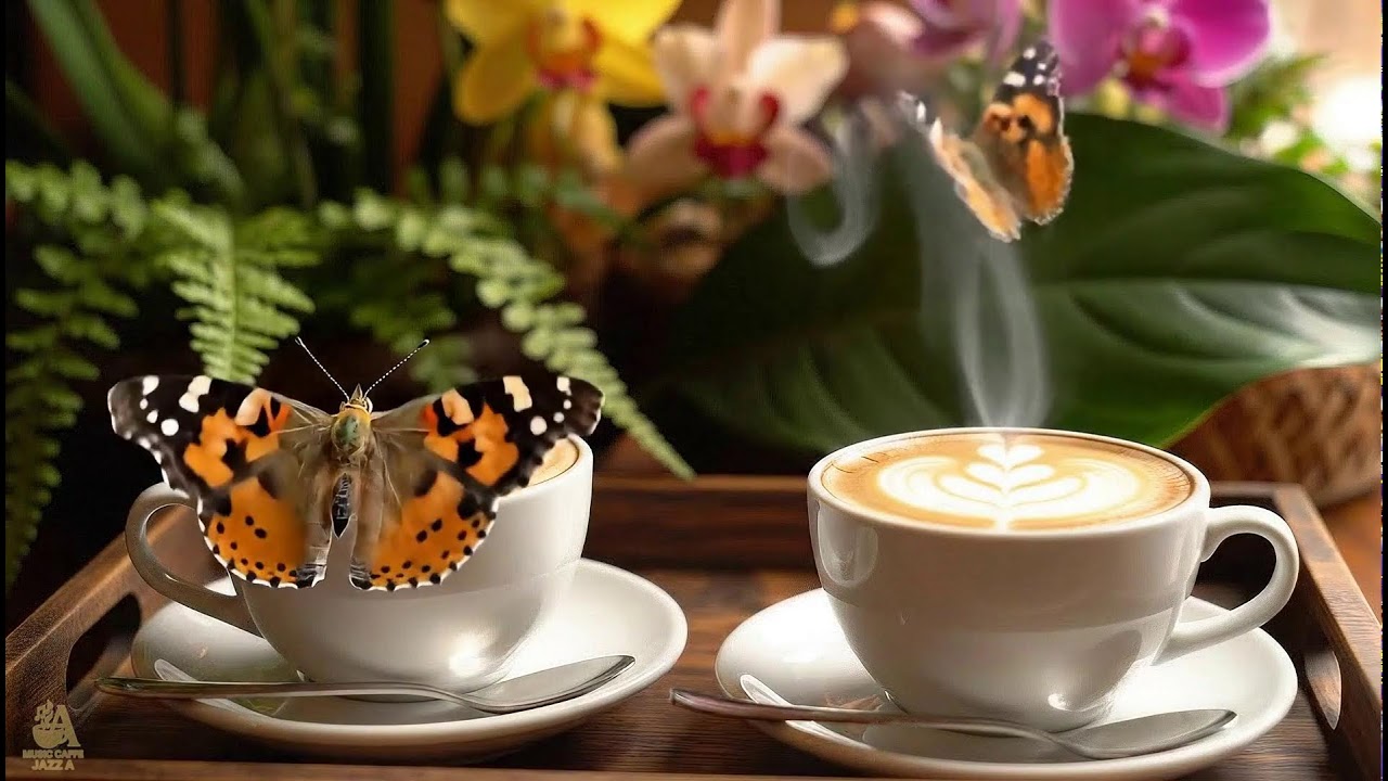 Good Mood with Soft Morning Jazz  Cozy Coffee Shop Ambience Relaxing Piano Jazz Music