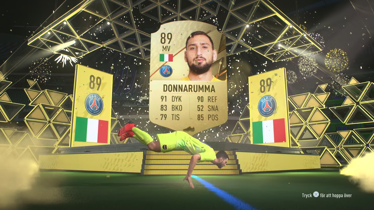 FIFA 22 walkout Donnarumma in pack