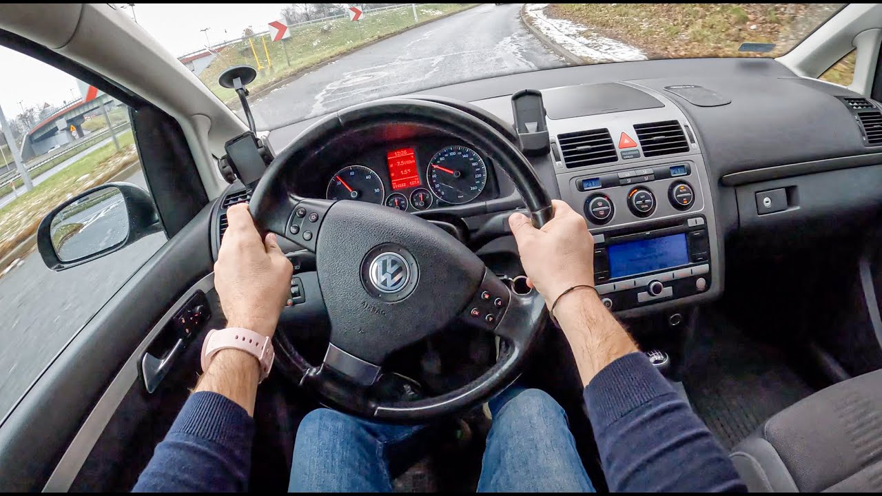2007 Volkswagen Touran [2.0 TDI 140HP] |0-100| POV Test Drive #993 Joe Black