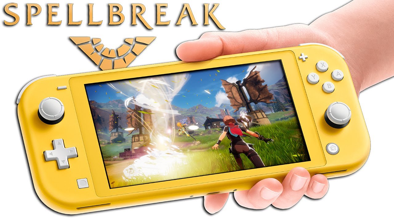 Spellbreak Nintendo Switch LITE Gameplay - FREE Battle Royale