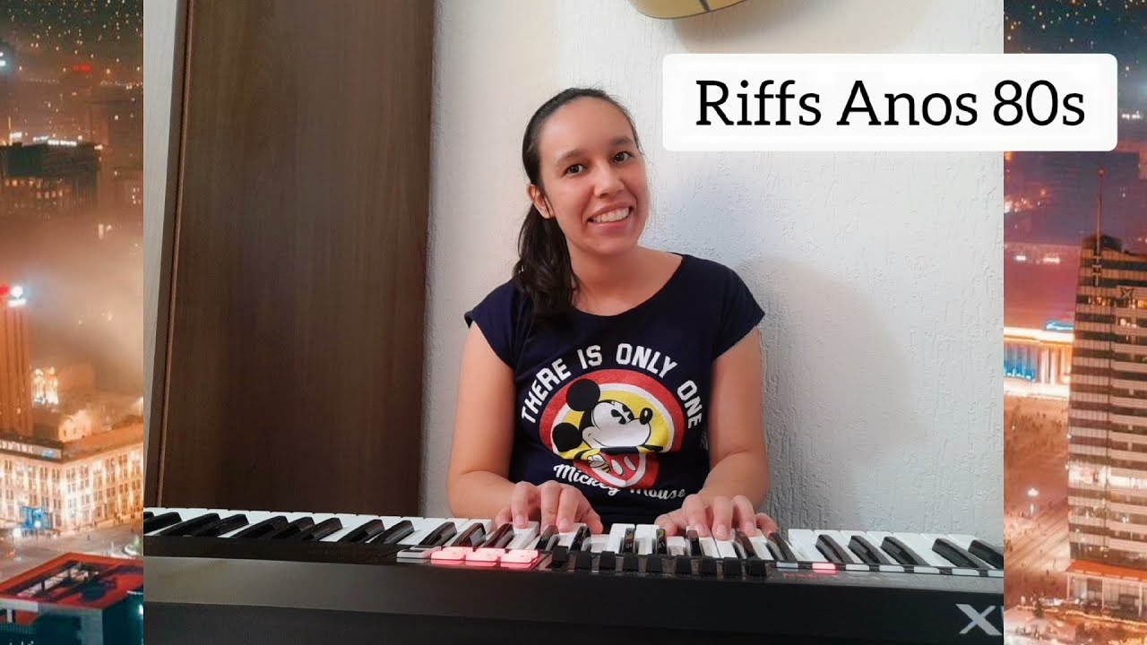 Riffs Anos 80 no Teclado - Karoline Novacov