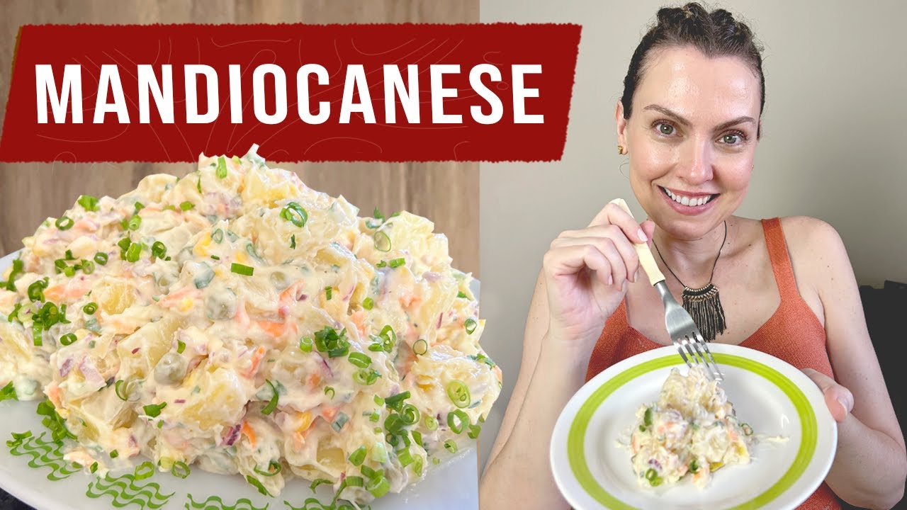 SALADA DIFERENTE - FEITA COM MANDIOCA - CONHEÇA A MANDIOCANESE!