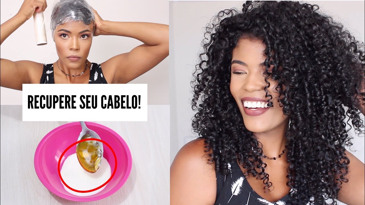 HIDRATAÇÃO PARA RECUPERAR OS CACHOS