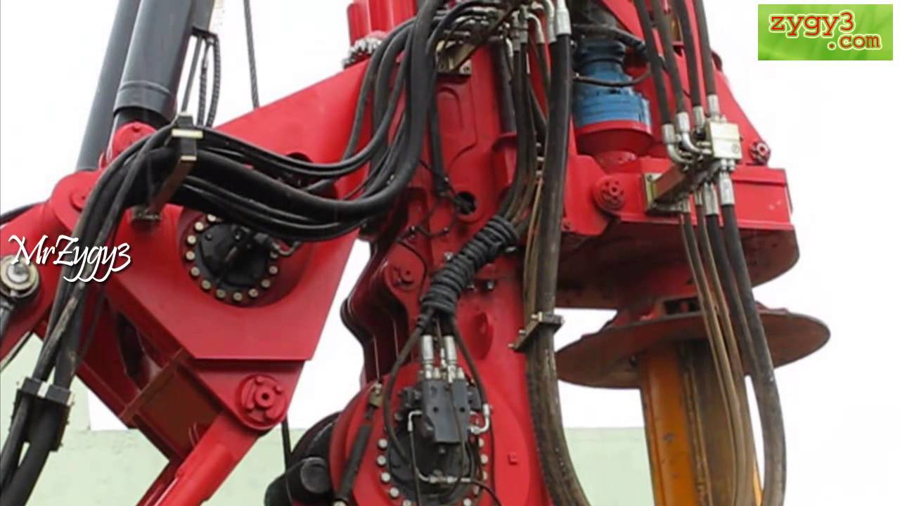 Hydraulic Piling Rotary Drill Rig Sany SR150C Walk Around