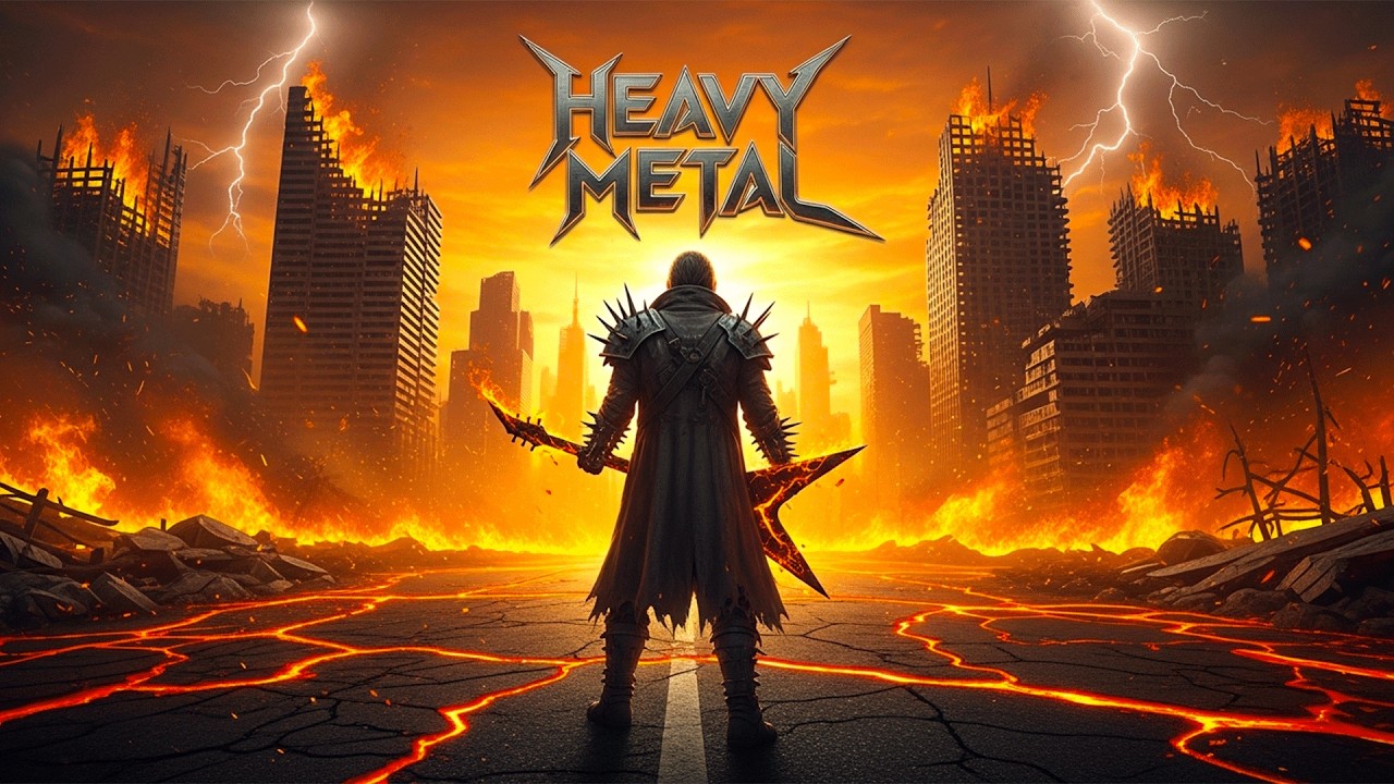 🔥 Heavy Metal Energy ⚡ Guitar Shredding & Power Metal Playlist for Workout & Gym Motivation