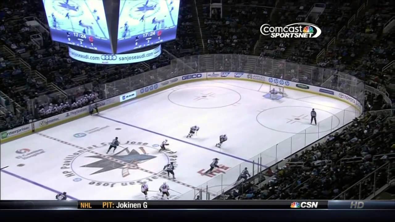 Dan Boyle Goal 4/5/2013 vs Calgary