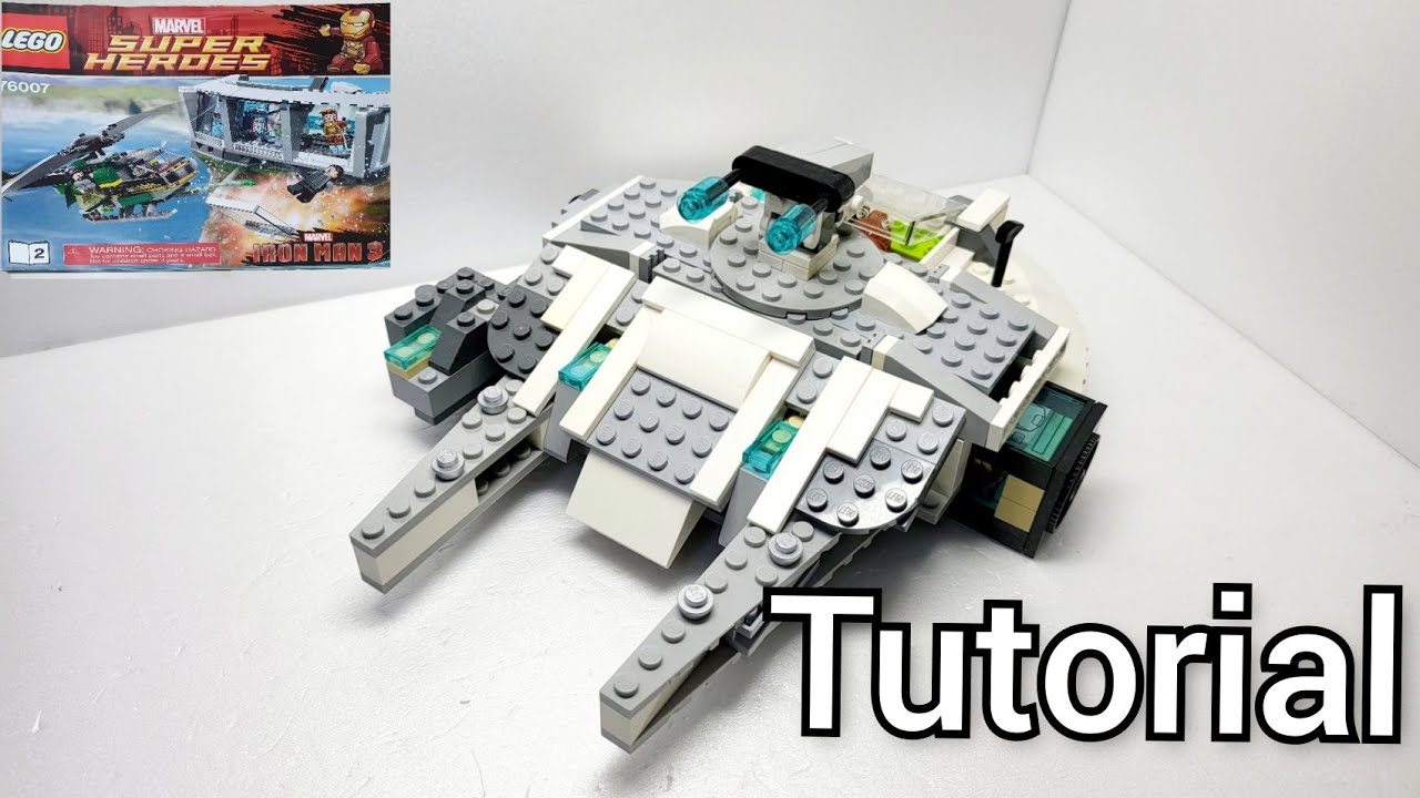 Tutorial: LEGO 76007 Alternate Build: Malibu Falcon | cheap brick channel #lego #moc