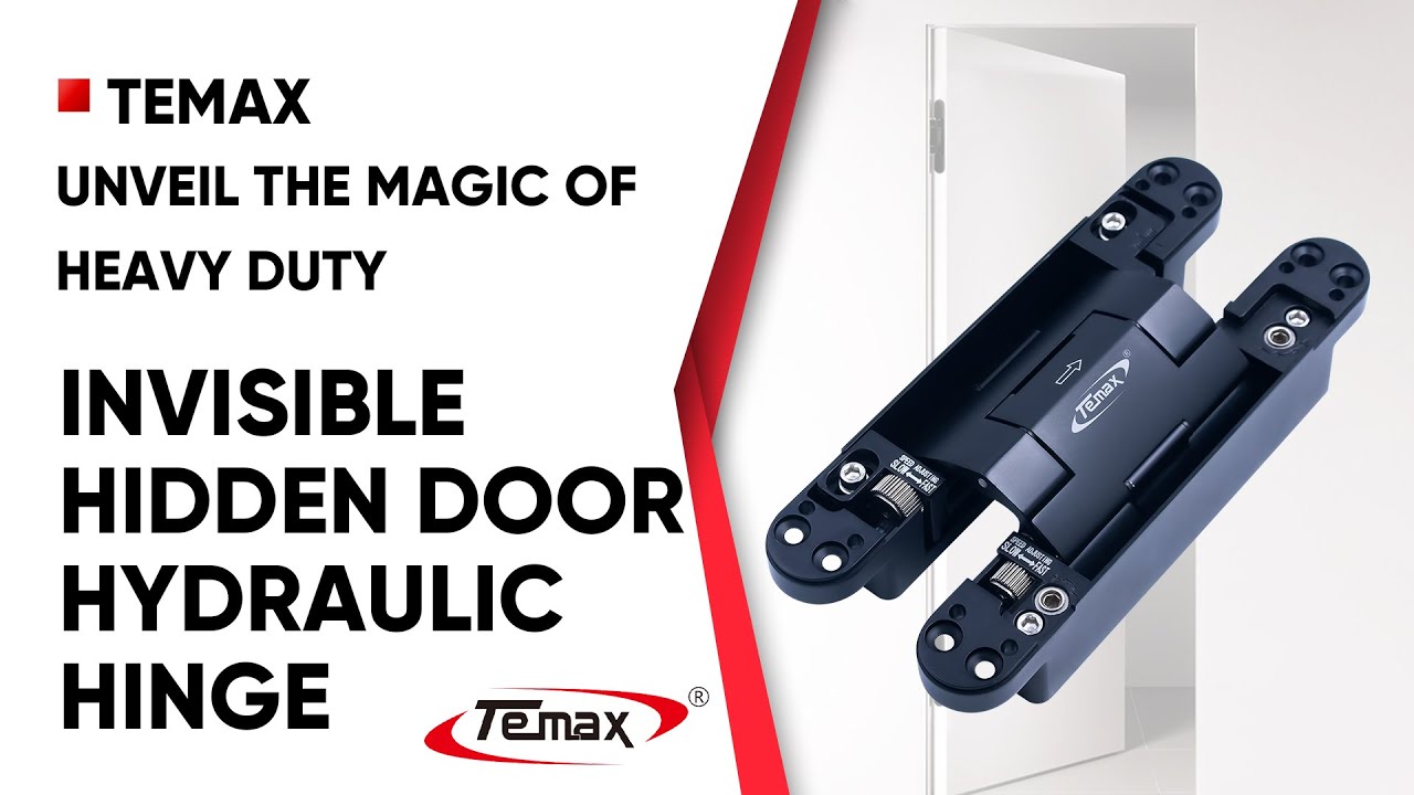 TEMAX Unveil the Magic of Heavy Duty Invisible Hidden Door Hydraulic Hinge