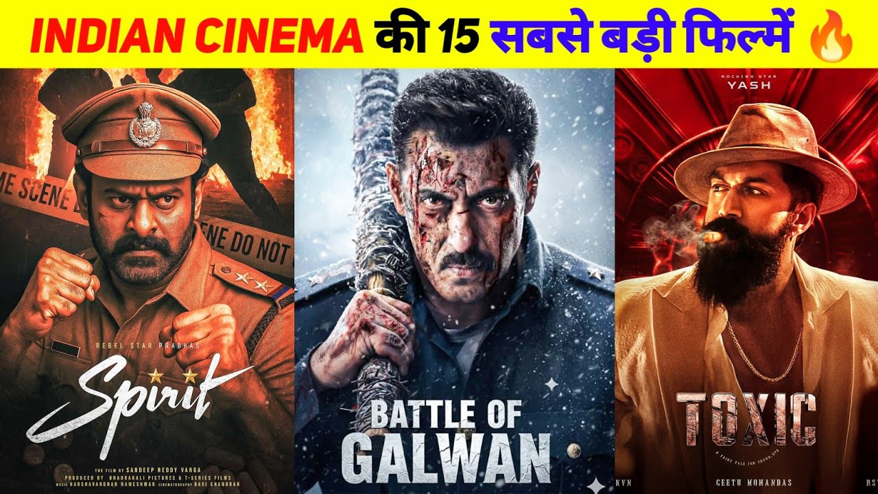 Top 15 Upcoming BIGGEST Pan Indian Movies 2026-2027 | Upcoming South & Bollywood Movies | Spirit