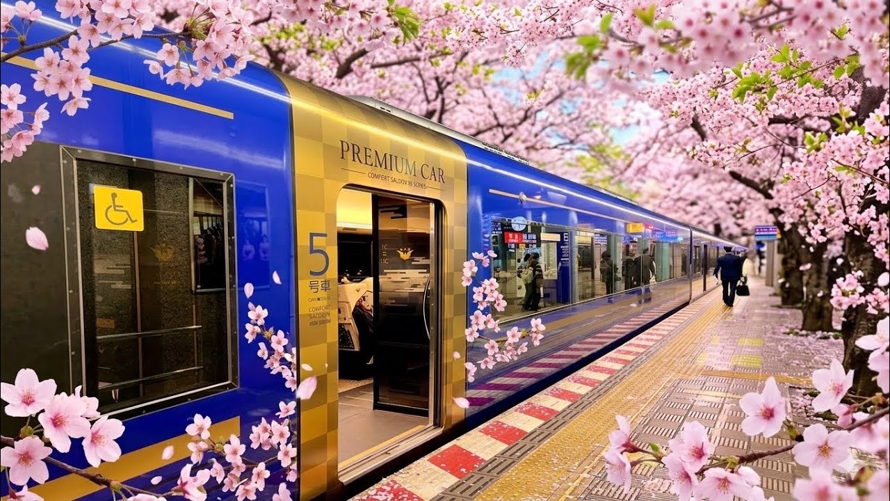 【Захватывающие виды】Цветущая сакура в Киото 🌸 на роскошном автомобиле класса люкс за 500 йен