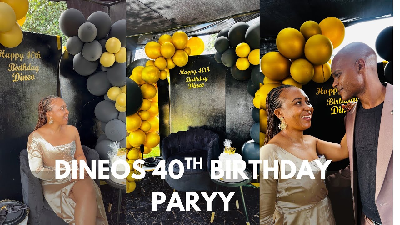 DINEOS 40th BIRTHDAY PARTY | SURPRISED BY HUBBY | CHRISTMAS GIRL