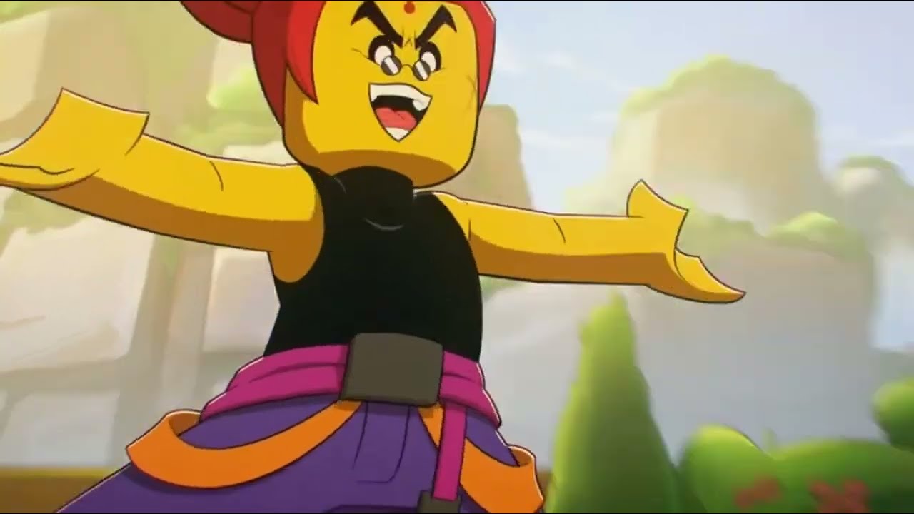 Red son teaches Mei meditation scene | Monkie Kid Season 3 special
