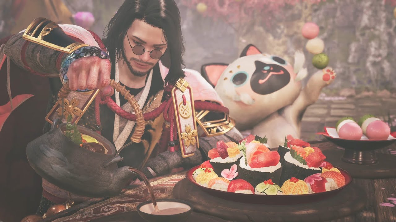 Blossomdance Sushi Meal - Monster Hunter Wilds