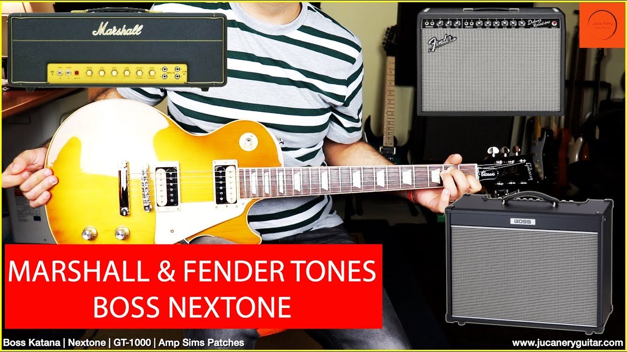 BOSS NEXTONE | MARSHALL & FENDER TONES!!! 6 PATCHES!