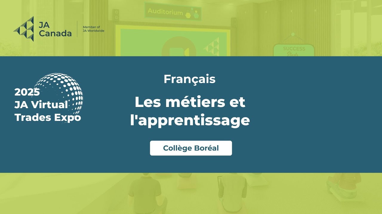 Les m&eacute;tiers et l'apprentissage -  Coll&egrave;ge Bor&eacute;al