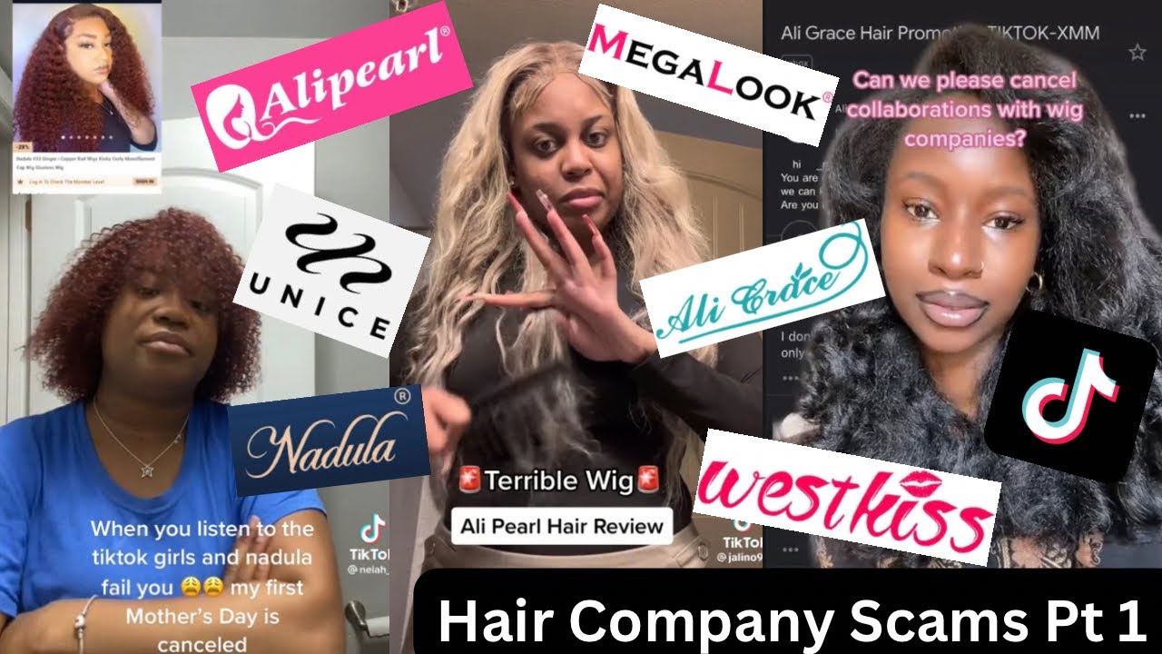 The WORST Popular Hair Companies Scam Customers and Influencers (TikTok Compilation) BUYERS BEWARE