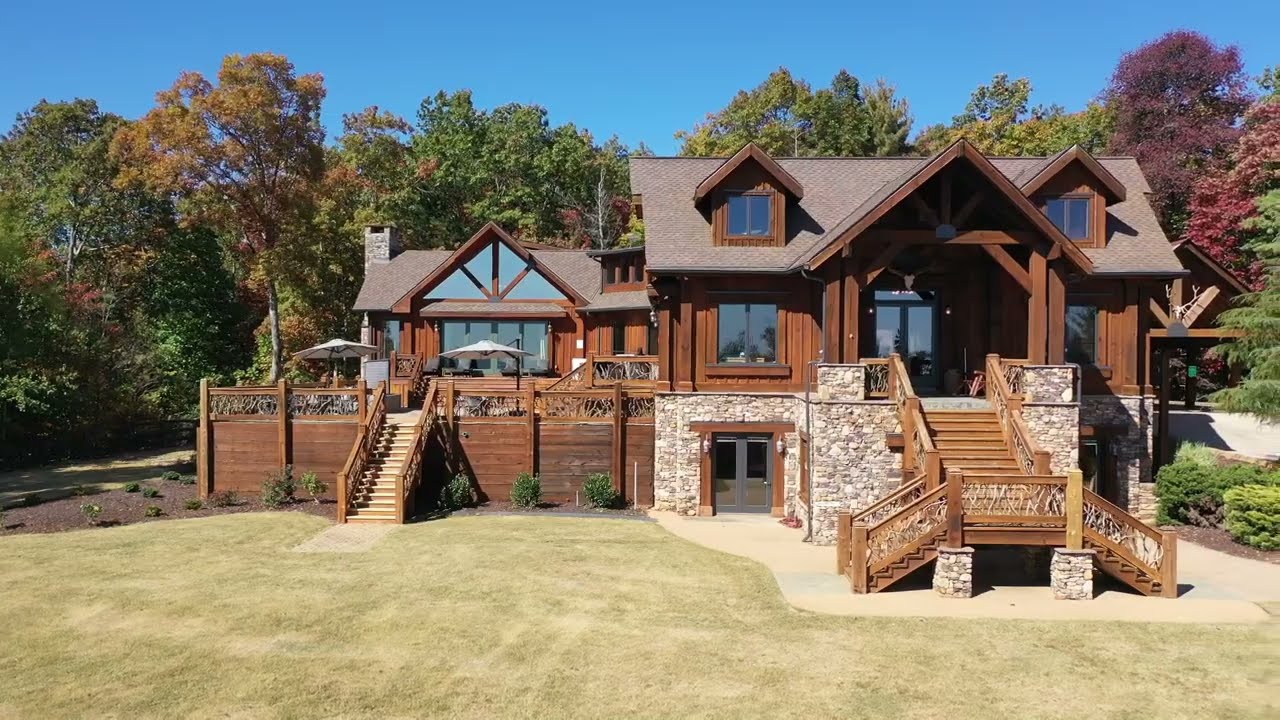 20,000 SQ FT North Georgia Compound 15 Bedrooms | Airbnb Tour of 3 Cabin Rentals Barndominium Tour