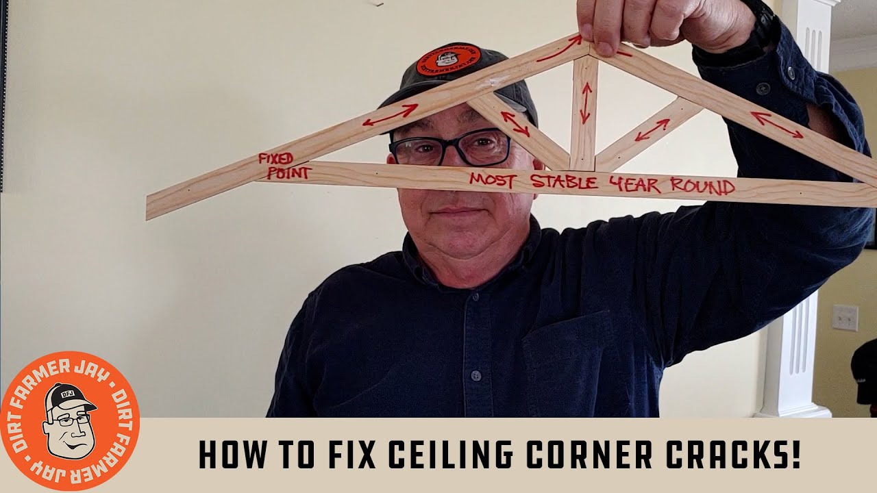 How to Fix Ceiling Corner Cracks!