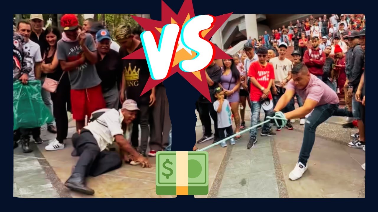 Batalla de Fuerza y Peso 💪💰 | Competencia Extrema de Cuerdas | Gana 100.000 💵💵