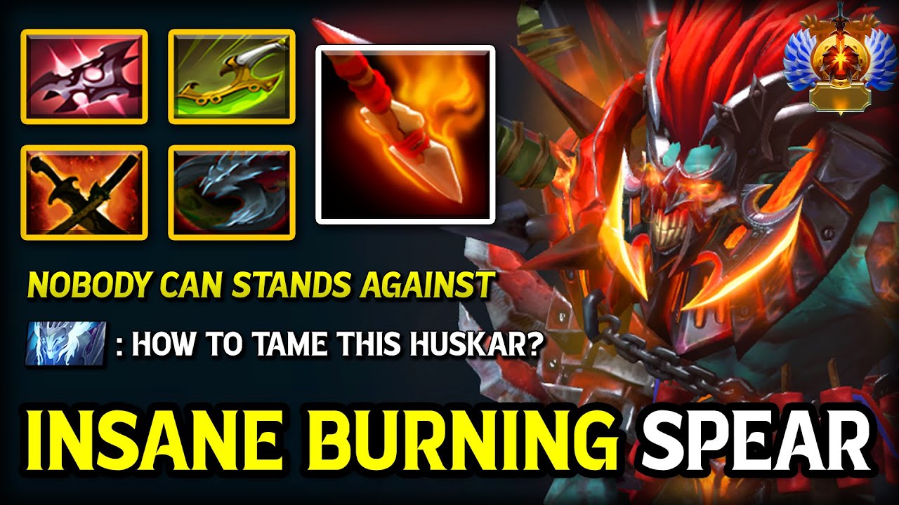 INSANE DPS BURNING SPEAR MID Huskar | Turn ON Armlet Even Global Killer Spectre Can't Stand Against