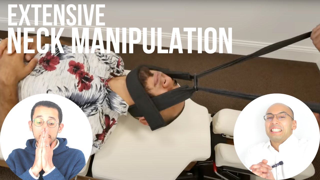 Neurosurgeons React: Y Strap Neck Cracks Chiropractor Adjustment