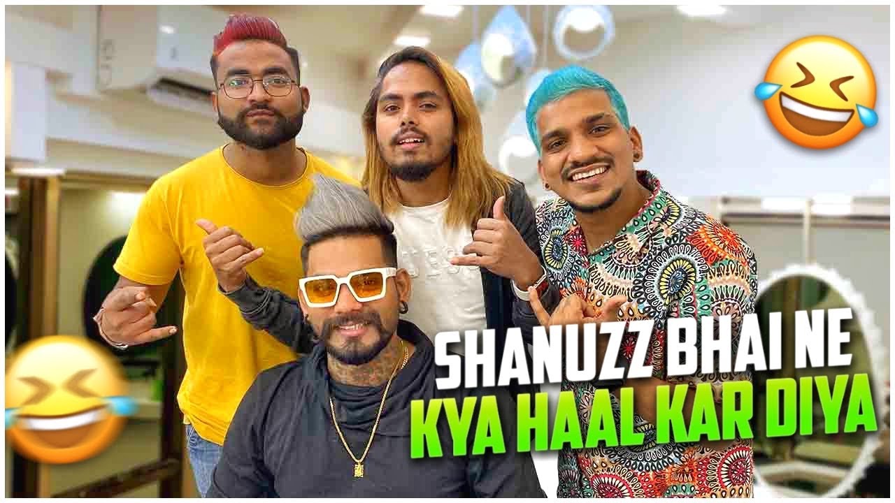 OMG!! SHANUZZ BHAI NE KYA HAIRCOLOR  KAR DIYA 😱 | MAHESH CHAVAN