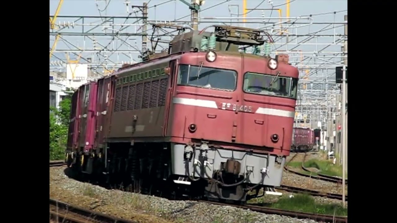ダイヤ改正で引退となった機関車。