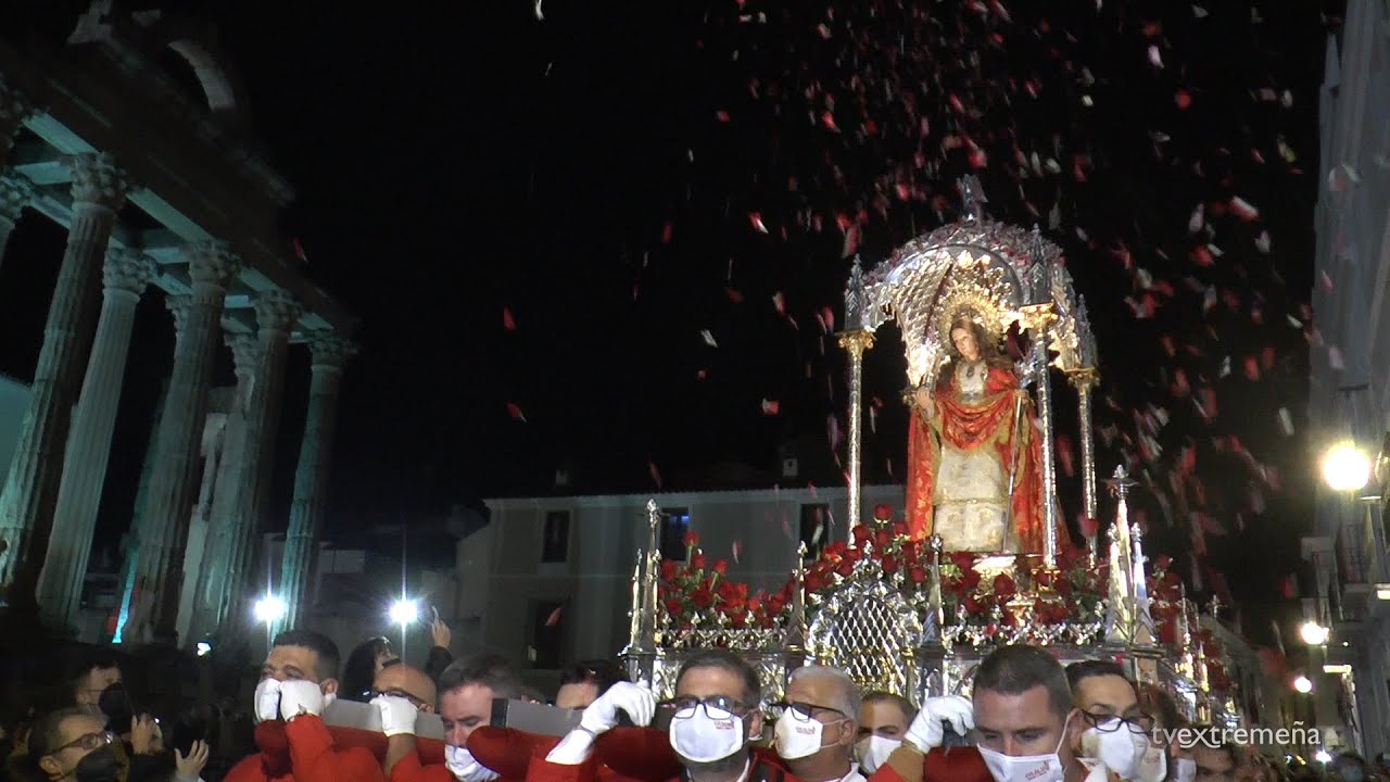 TVEX 09-12-21 PROCESIÓN DE VISPERAS MÁRTIR SANTA EULALIA DE MÉRIDA