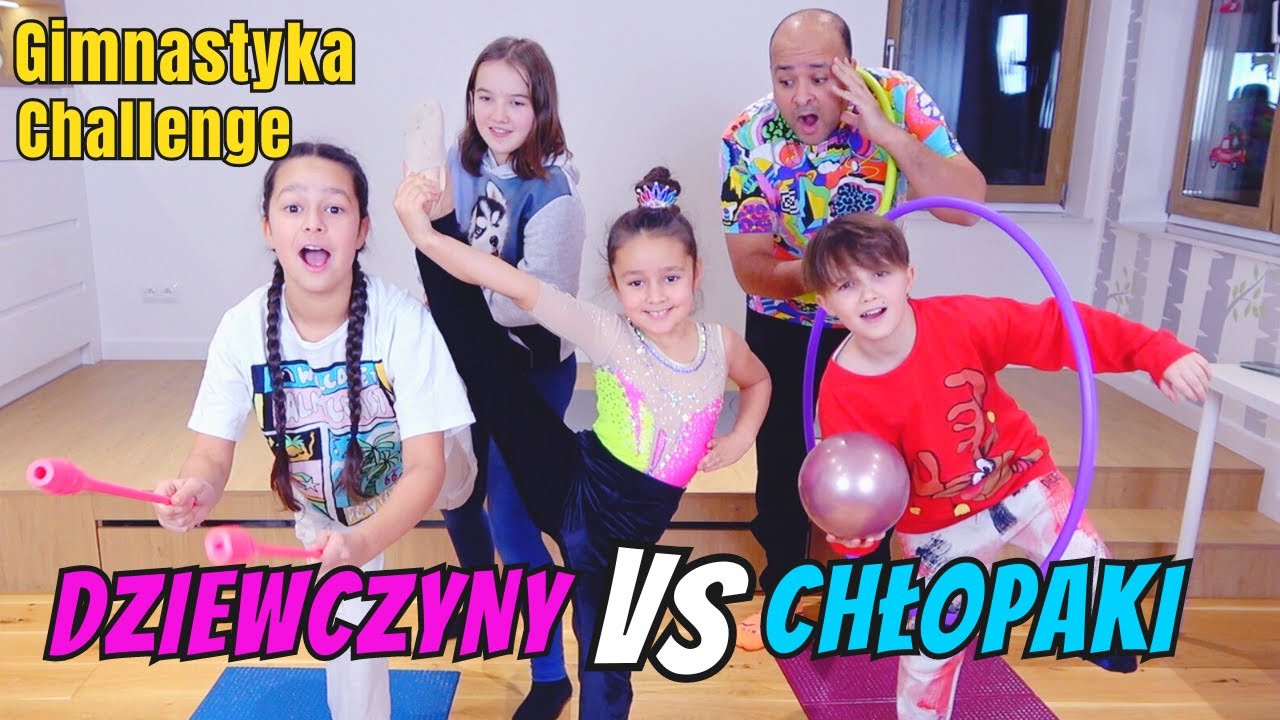 DZIEWCZYNY vs CHŁOPAKI Gimnastyka Challenge