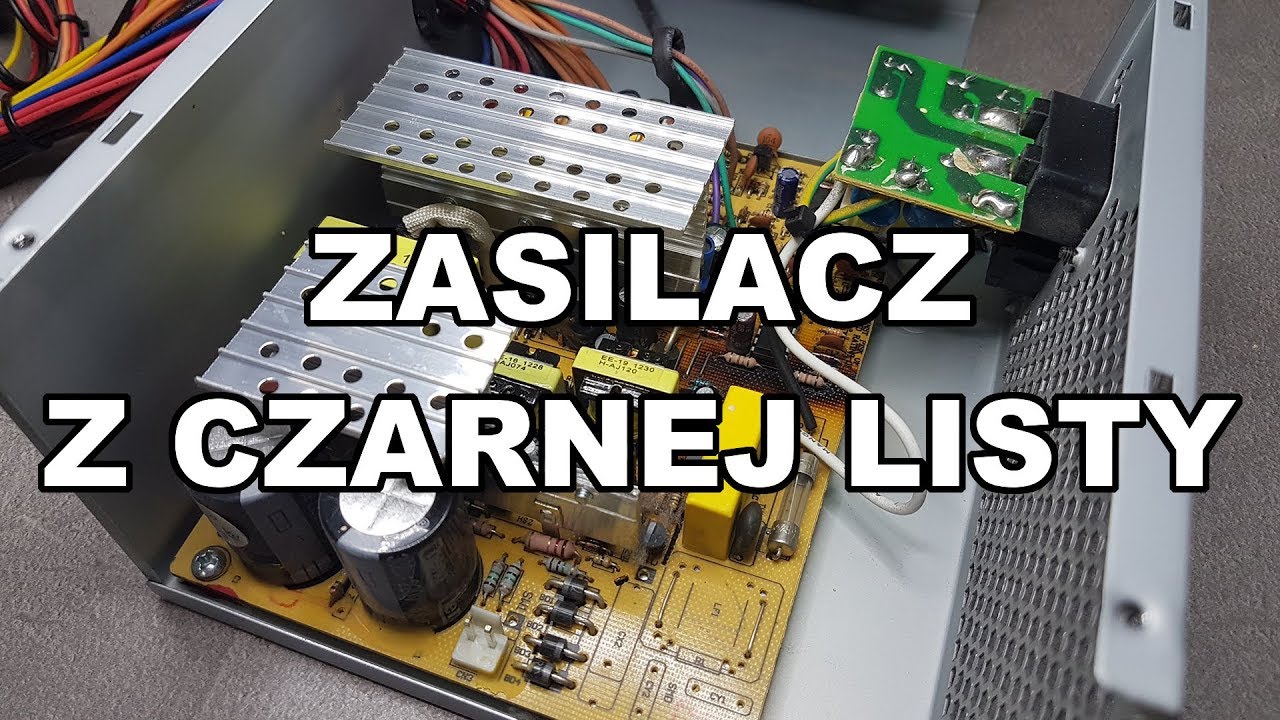 Skutki używania zasilacza z czarnej listy