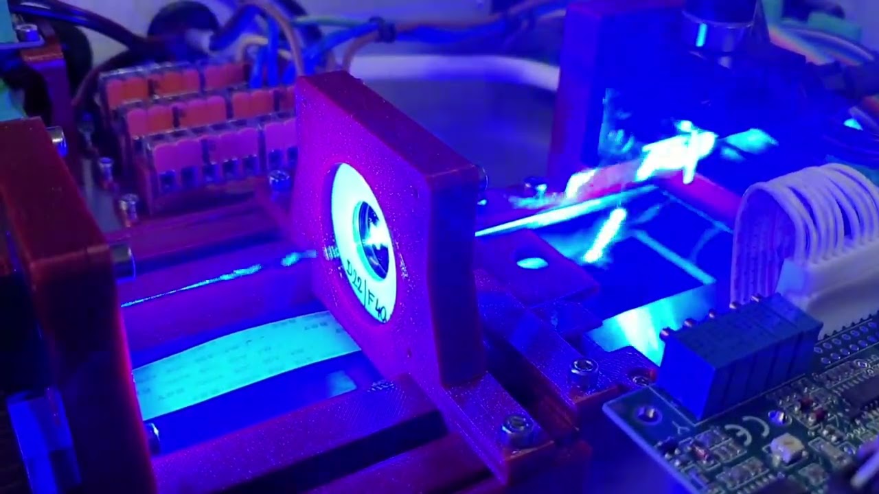 Test of laser optics' arrangements of my Inova SLS 3D printer (09/2021)