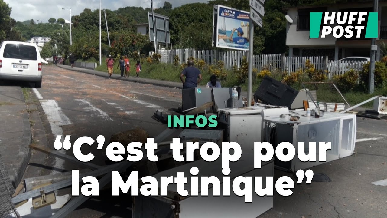 Couvre-feu et interdiction de manifester en Martinique, après une nouvelle nuit de violences